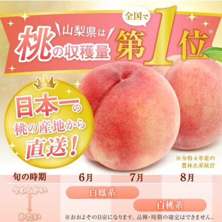 甲州市産 訳あり桃 約3kg